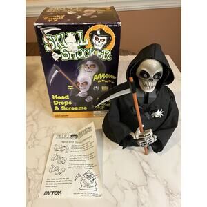 VINTAGE 2000 DAH YANG DY TOYS Skull Shocker GRIM REAPER HALLOWEEN Motion Lights